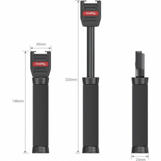 SmallRig 3182 Stretchable Mic Handle for Wireless Lavalier Microphones