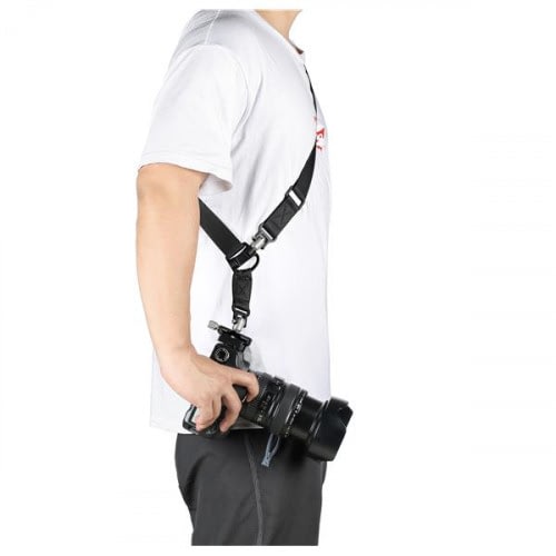 Leofoto NP-65 QR Plate with MAGPUL QD strap mount