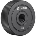 Leofoto CF-5 converter from 1/4-inch thread to 1/4-inch screw hole