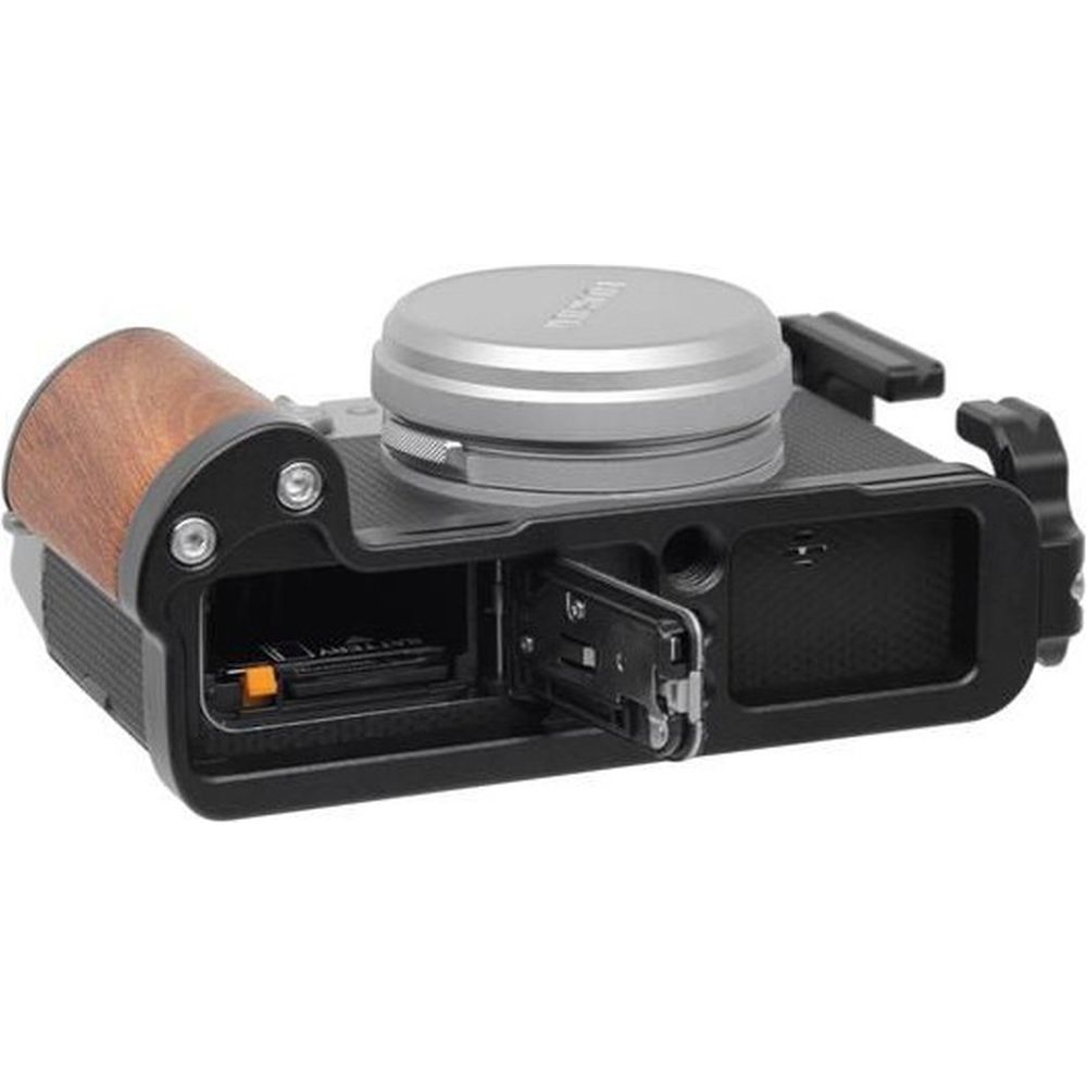 Leofoto LPF-X100V L-plate with handle for Fuji X100V