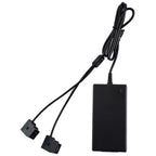 IndiPro 12V (6A) A/C Power Supply to Dual Female D-Tap Outputs (8')