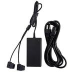 IndiPro 12V (6A) A/C Power Supply to Dual Female D-Tap Outputs (8')