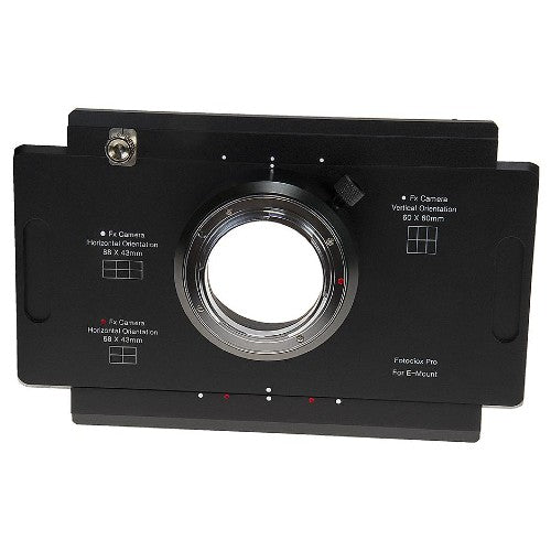 Fotodiox Pro Lens Mount adapter - Sony Alpha E-Mount to 4x5 (SnyE-4x5-Pro)