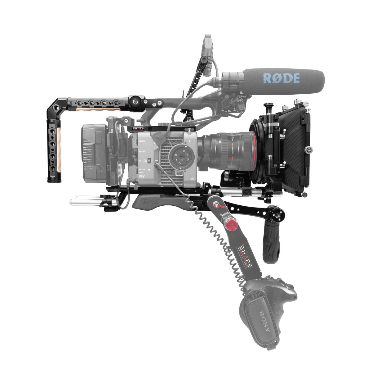 Shape Sony FX6 Baseplate, Top Plate, Controller Top Handle,VF Mount, Matte Box, Follow Focus Pro