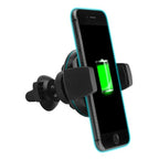 SBS Wireless Clamp circular phone Car Holder Qi charger 10W