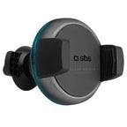 SBS Wireless Clamp circular phone Car Holder Qi charger 10W