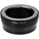 Fotodiox Lens Mount adapter - Olympus Zuiko (OM) 35mm SLR Lens to Micro Four Thirds (MFT, M4/3) Mount Mirrorless Camera Body