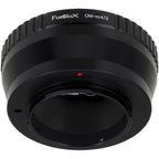 Fotodiox Lens Mount adapter - Olympus Zuiko (OM) 35mm SLR Lens to Micro Four Thirds (MFT, M4/3) Mount Mirrorless Camera Body