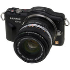 Fotodiox Lens Mount adapter - Olympus Zuiko (OM) 35mm SLR Lens to Micro Four Thirds (MFT, M4/3) Mount Mirrorless Camera Body