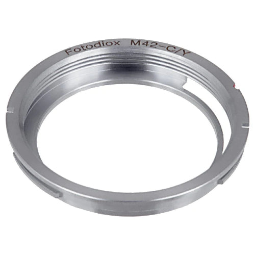 Fotodiox Lens Adapter - Compatible with M42 Screw Mount SLR Lenses to Contax / Yashica Body (C/Y, CY) Mount SLR Cameras