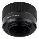 Fotodiox Lens Mount adapter - T-Mount (T / T-2) Screw Mount SLR Lens to Micro Four Thirds (MFT, M4/3) Mount Mirrorless Camera Body