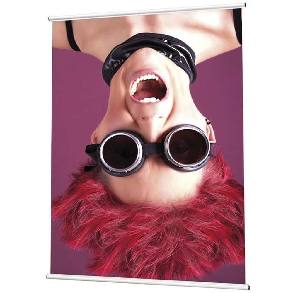 Poster hanger 30 cm silver