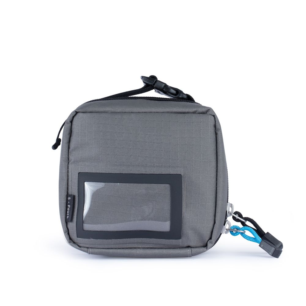 F-Stop Accessory Pouch Small Gargoyle (Grey) Black Zipper
