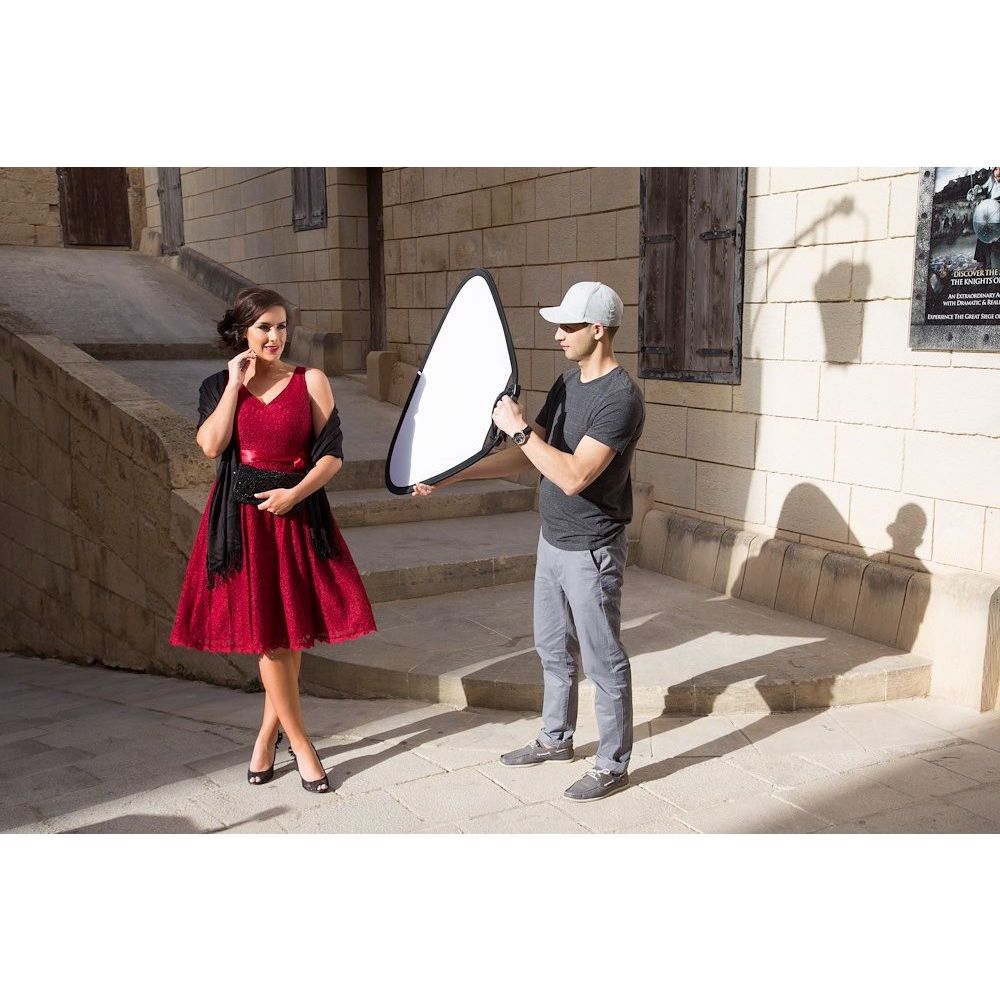 Manfrotto Trigrip reflection screen 75cm sunfire/silver