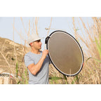 Manfrotto foldable reflection screen 75cm sunfire/white