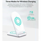 Aukey Aircore 2-in-1 Wireless Charging Stand white