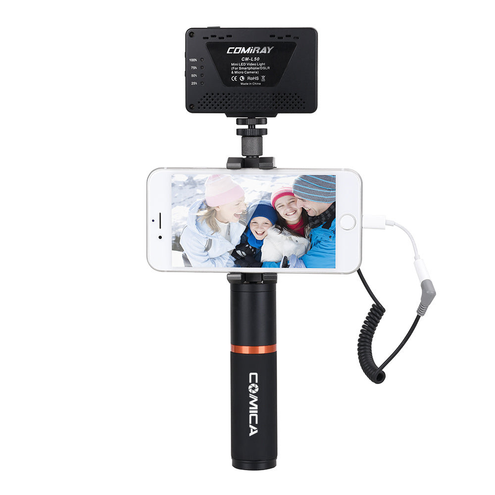 Comica UHF 6-channels Mini&Flexible Wireless Microphone with Detachable Ordinary Grip