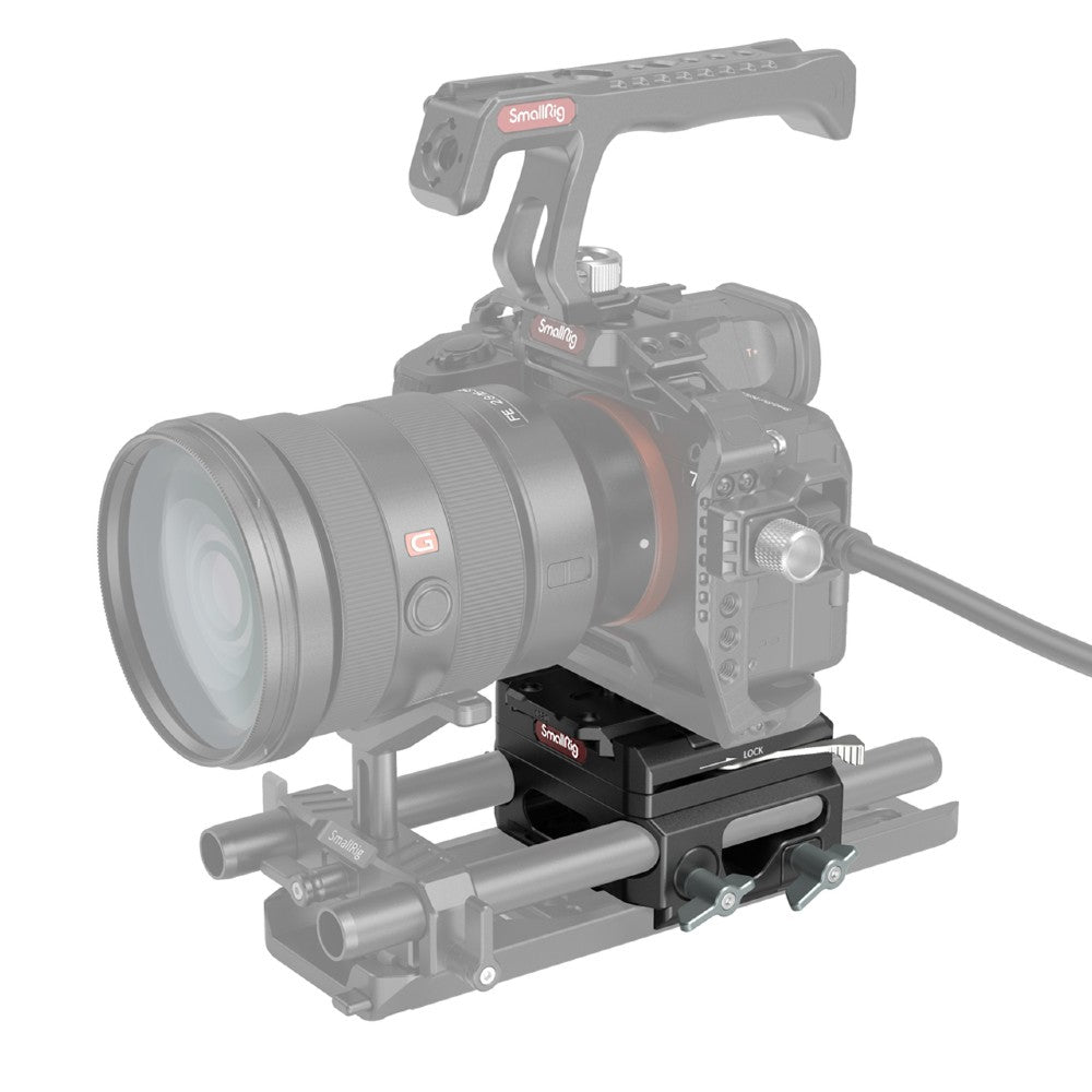 SmallRig Lightweight Baseplate with Dual 15mm Rod Clamp (magnesium alloy version)