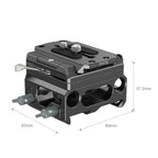 SmallRig Lightweight Baseplate with Dual 15mm Rod Clamp (magnesium alloy version)