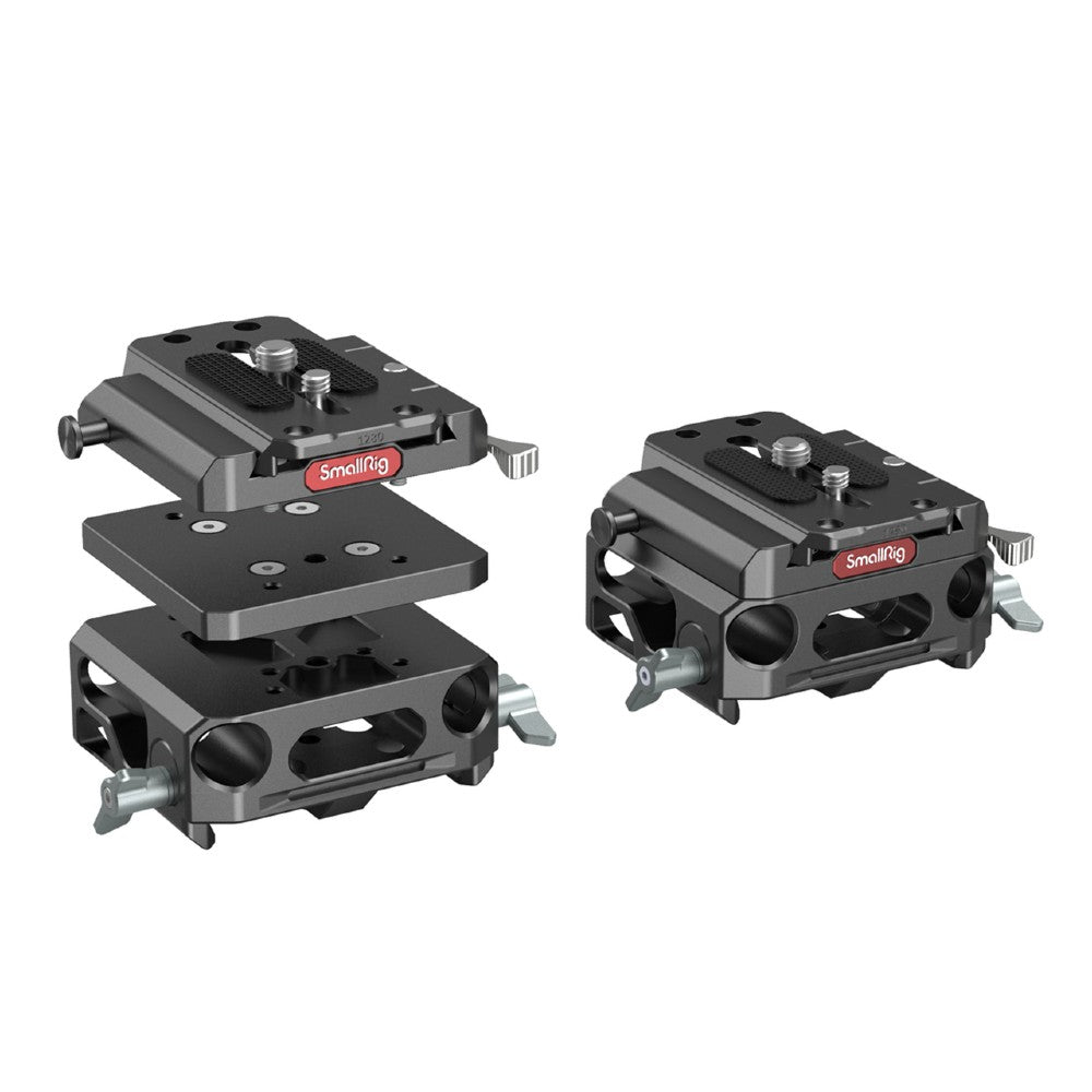 SmallRig Lightweight Baseplate with Dual 15mm Rod Clamp (magnesium alloy version)