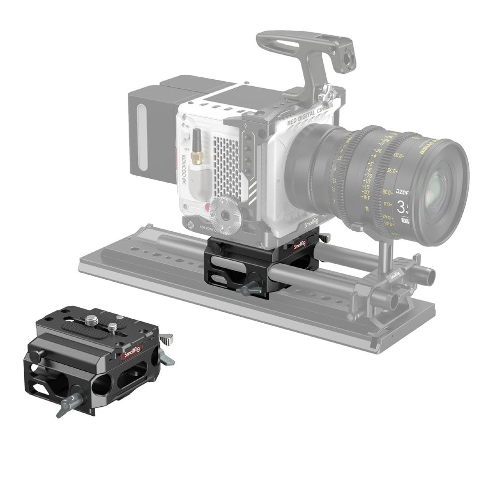 SmallRig Lightweight Baseplate with Dual 15mm Rod Clamp (magnesium alloy version)