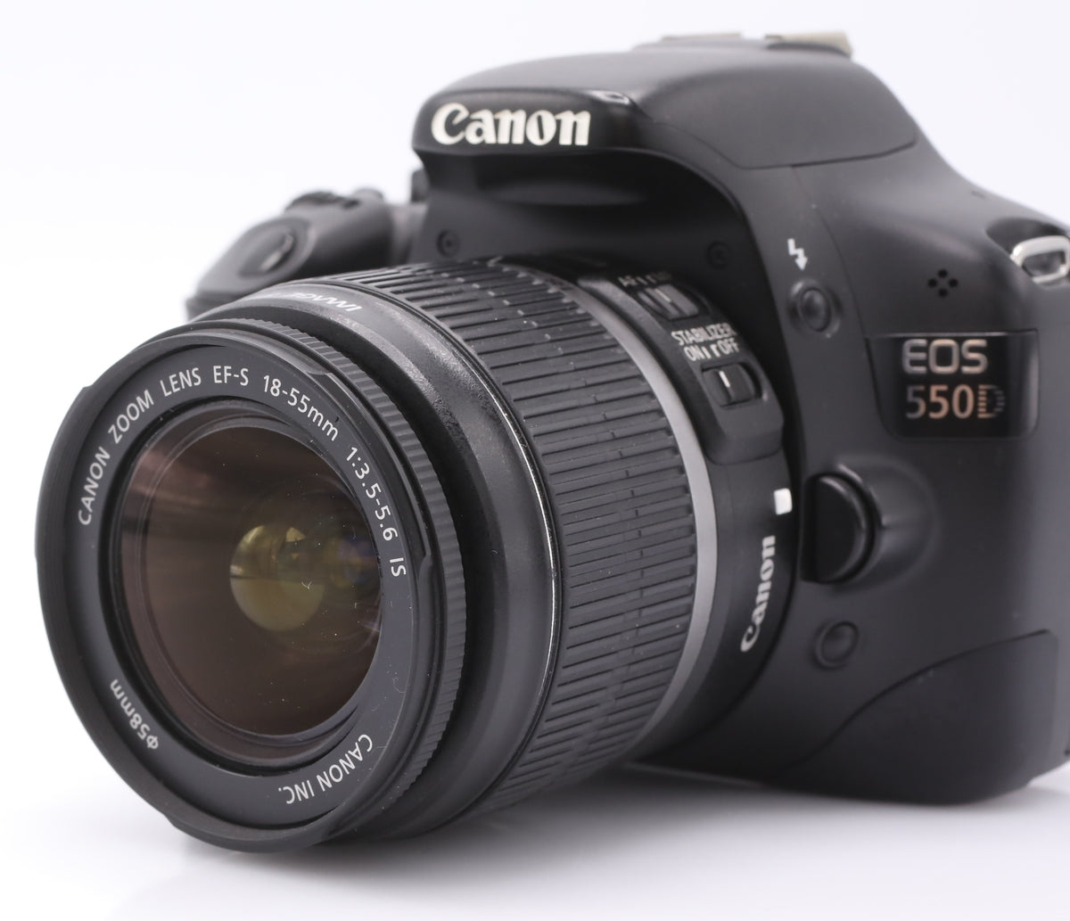 Canon EOS 550D body + EF-S 18-55mm F/3.5-5.6 IS occasion