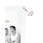 Deknudt Magnetic and transparent photo frame 6mm thick with base 10x15 S58SC1