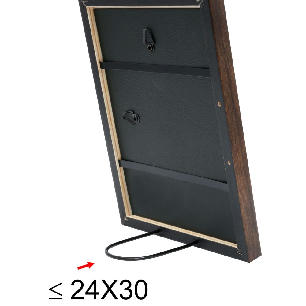 Deknudt Narrow frame in brown wood color 13x18 S43AH3