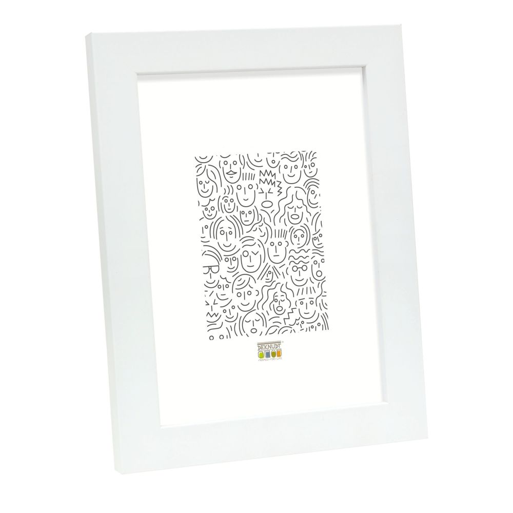 Deknudt Modern photo frame in white 13x18 S45SK1