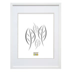 Deknudt Photo frame in white with passe-board 15x20 S43AK1