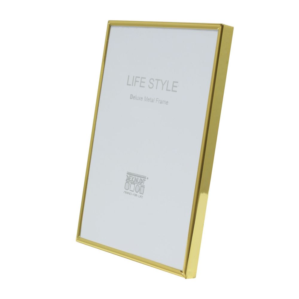 Deknudt Narrow metal frame in shiny gold 15x20 S58MS3