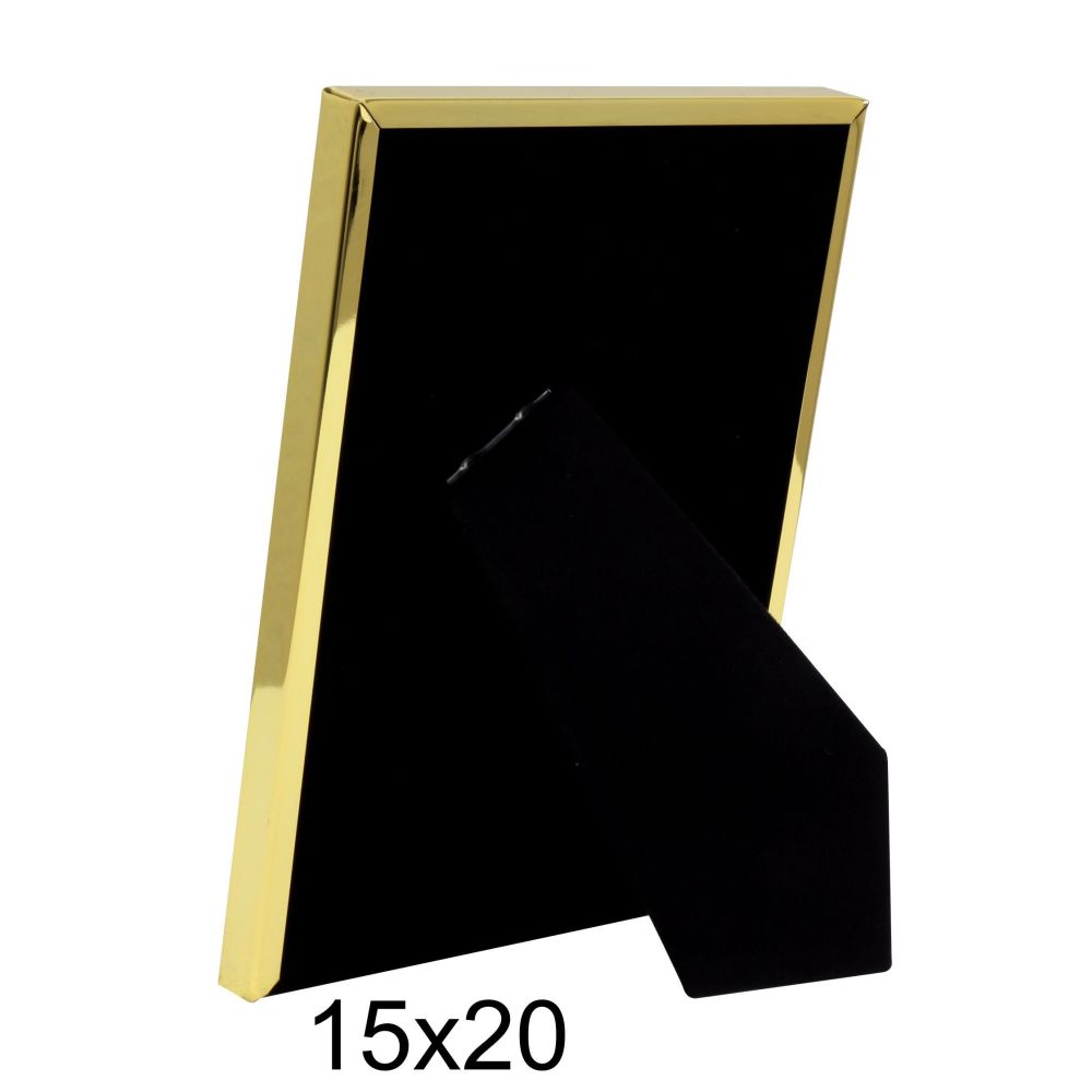 Deknudt Narrow metal frame in shiny gold 15x20 S58MS3