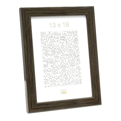 Deknudt Narrow frame in gray-brown rootwood color 18x24 S46RH7