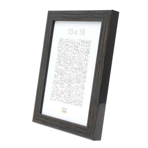 Deknudt Narrow frame in gray-brown rootwood color 18x24 S46RH7
