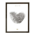 Deknudt Narrow frame in gray-brown rootwood color 18x24 S46RH7
