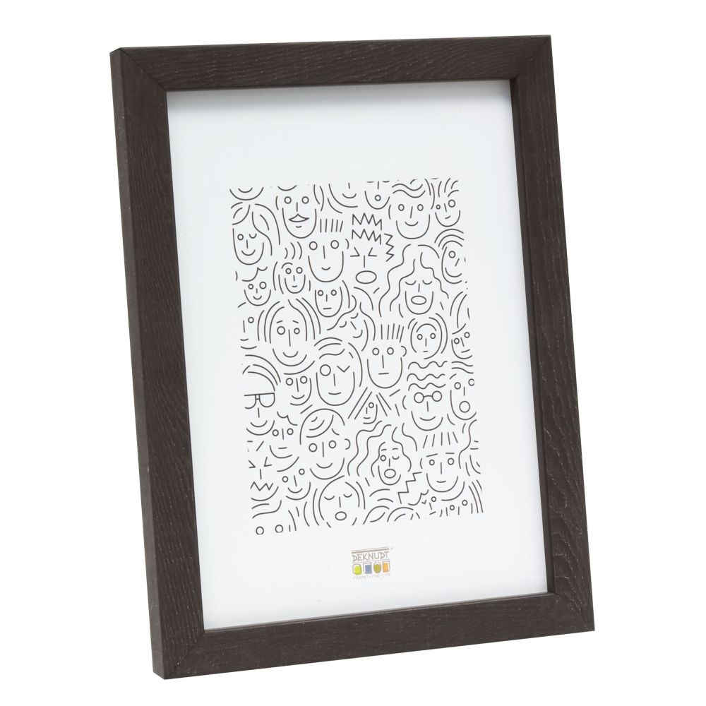 Deknudt Narrow wooden frame in dark brown 20x30 S43AH2