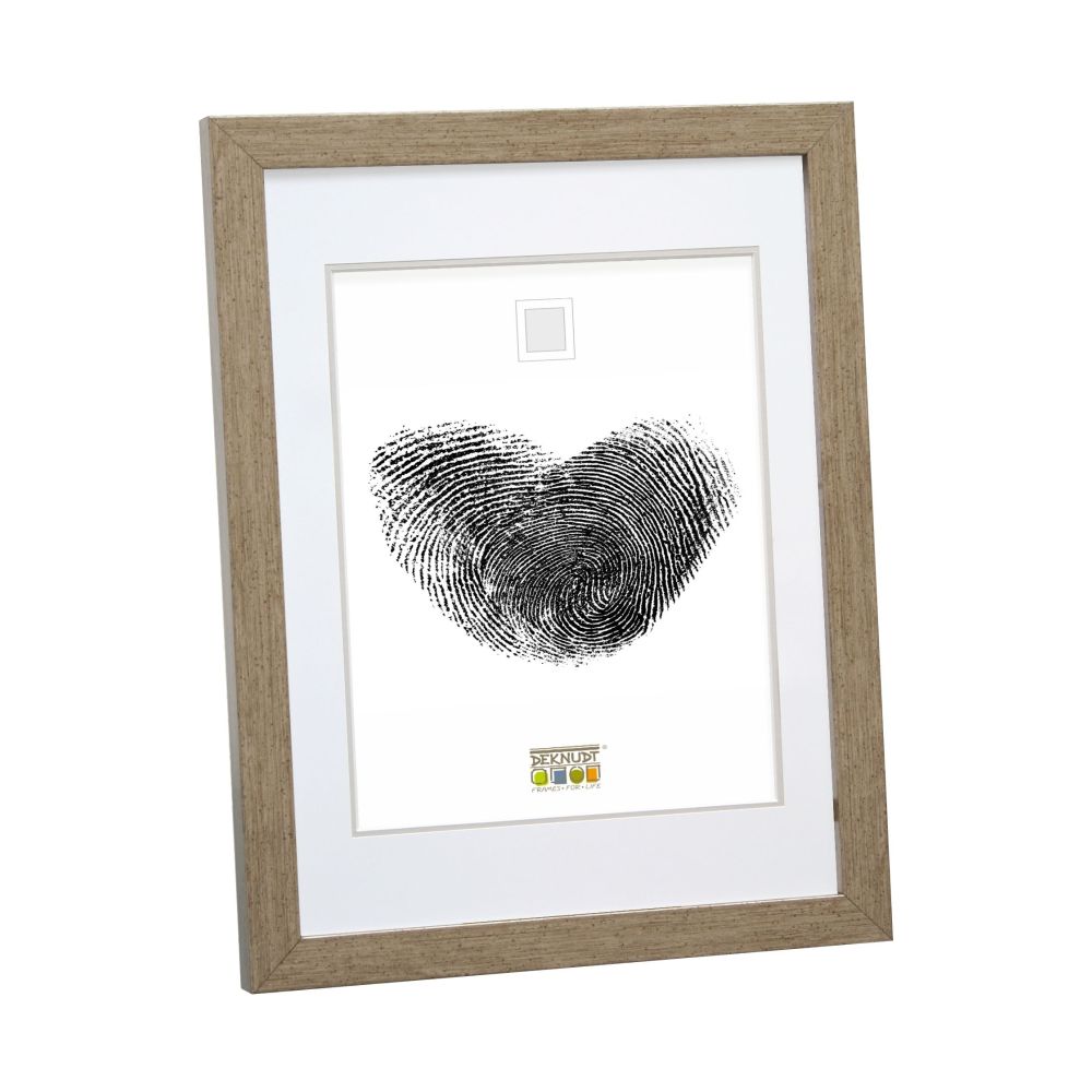 Deknudt Photo frame with passe-board in bronze colour 15x20 S43AD2