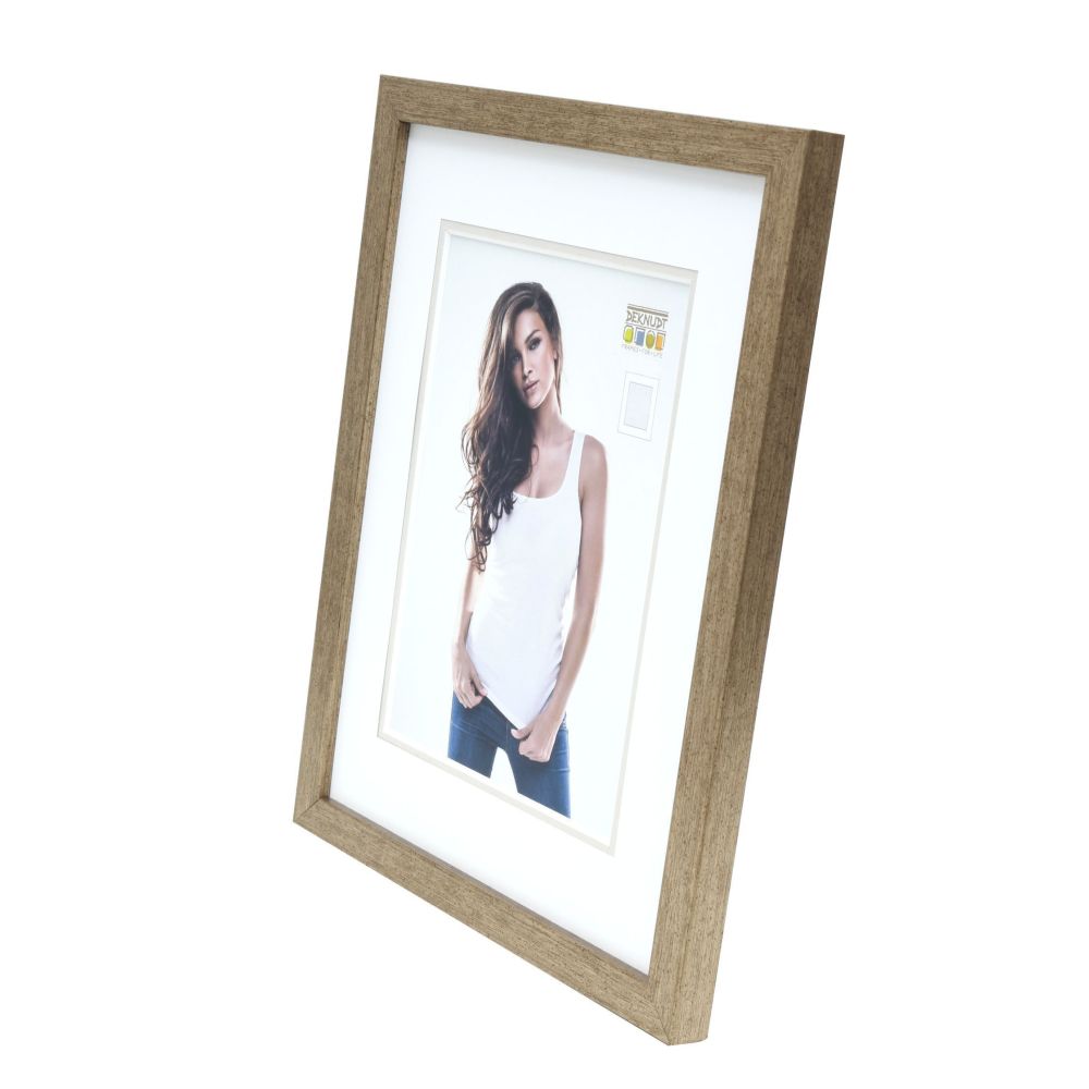 Deknudt Photo frame with passe-board in bronze colour 15x20 S43AD2