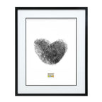Deknudt Photo frame in black with passe-board 15x20 S43AK2