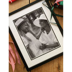 Deknudt Photo frame in black with passe-board 15x20 S43AK2