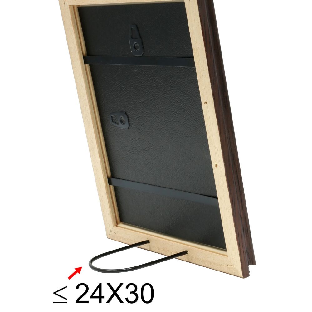 Deknudt Classic wooden frame in dark walnut 24x30 S406H2