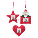 Deknudt Christmas decoration set in fabric S67HC1