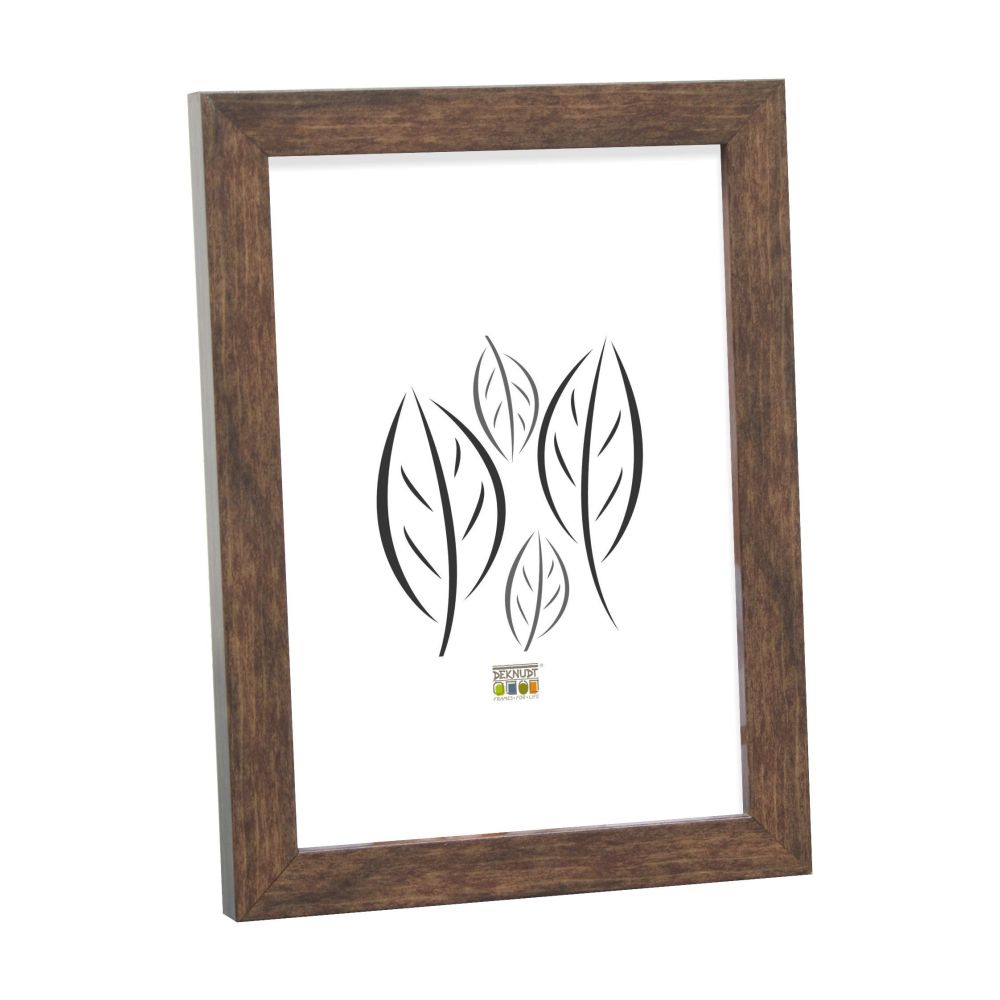 Deknudt Narrow frame in brown wood color 10x15 S43AH3