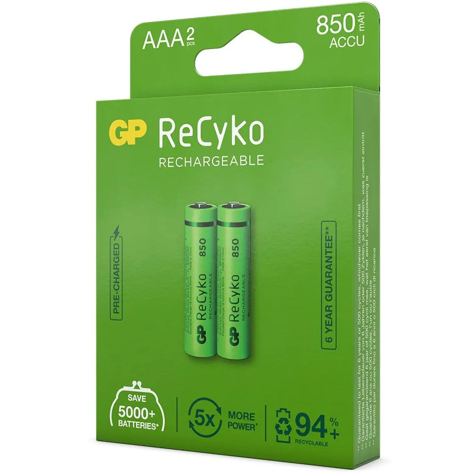GP AAA ReCyko Rechargable 850mAh
