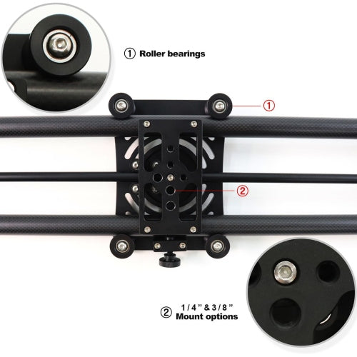 Konova P1 100cm Carbon Fibre Camera Slider (w/ KMS-S3)