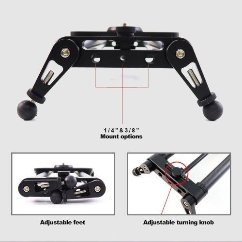 Konova P1 100cm Carbon Fibre Camera Slider (w/ KMS-S3)
