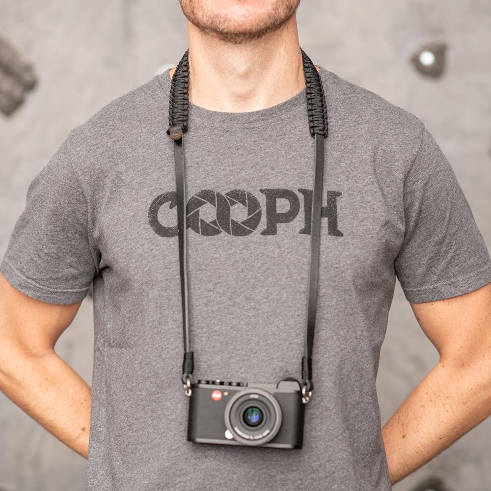 Leica 18894 Paracord belt made by COOPH black/black 126 cm
