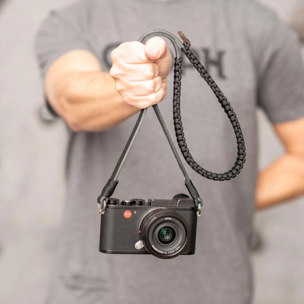 Leica 18894 Paracord belt made by COOPH black/black 126 cm