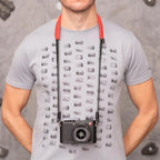 Leica 18897 Paracord belt made by COOPH black/red 100 cm