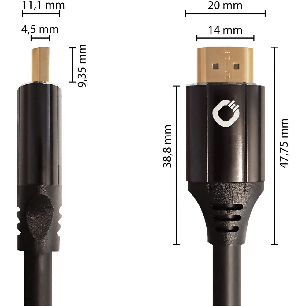 Black Magic Ultra High Speed 4K/8K HDMI Cable 120Hz - 1.5M Black